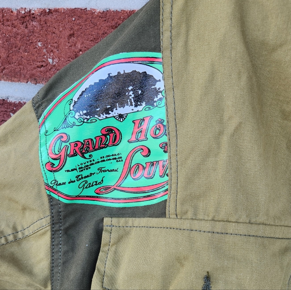 Daisy Womens Patchwork Cropped Jean Jacket - image 7